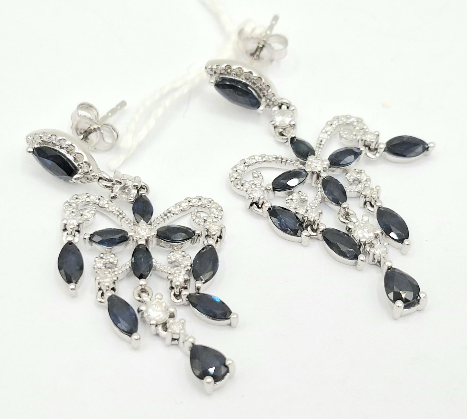 14K WHITE GOLD EARRINGS