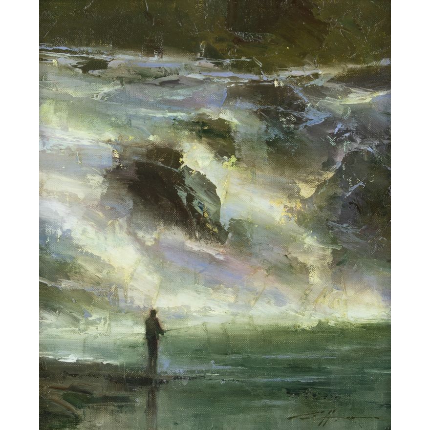 Brent Cotton (1972- ): Lewis Falls, 2008
