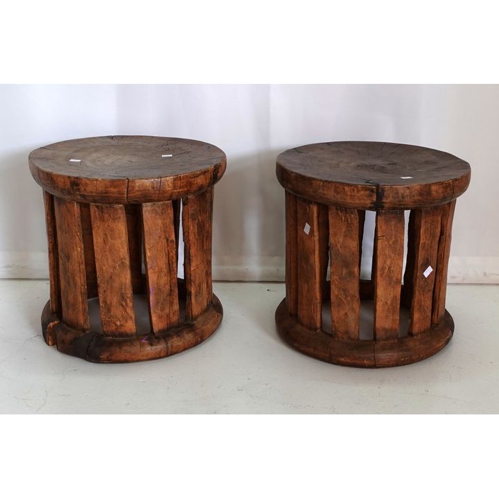 PAIR OF SIDE TABLES