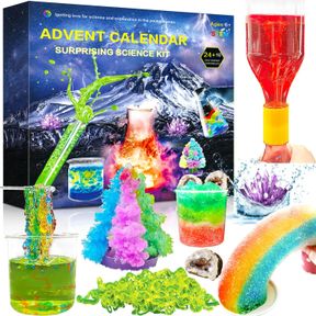 USCAN SCIENCE ADVENT CALENDAR 2024 FOR KIDS, FUN CHRISTMAS ADVENT CALENDAR WITH 45 SCIENCE EXPERIMENTS FOR BOYS & GIRLS AGED 6-12