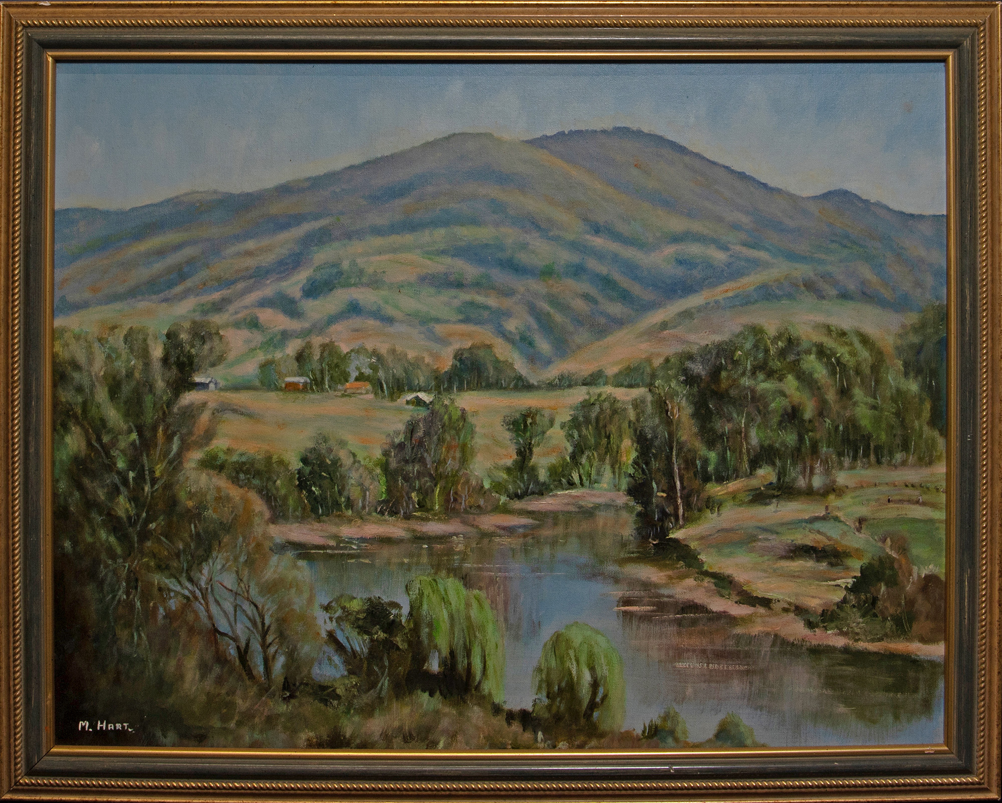 477 · Margaret Hart, Untitled (Three Creeks Landscape)