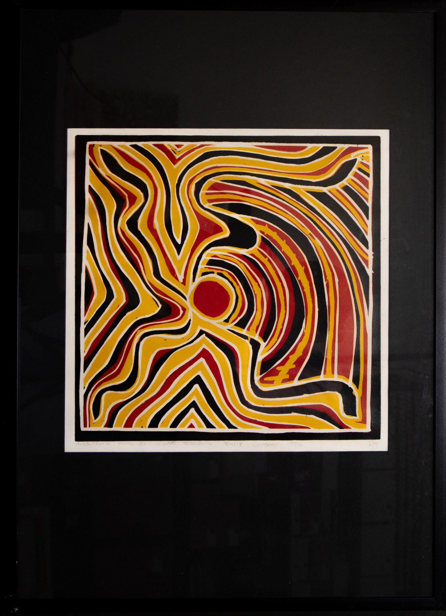 367 · Carol Stevens & Robert Wonga, Pair of Linocuts, 1984