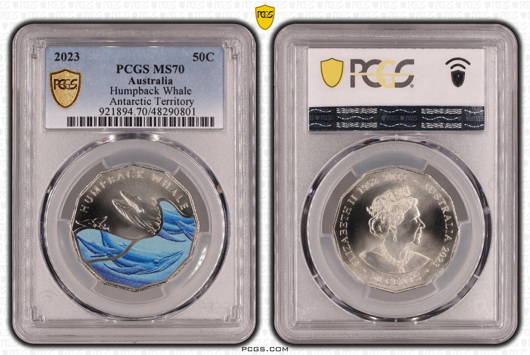 Fifty Cent, 2023, PCGS MS70