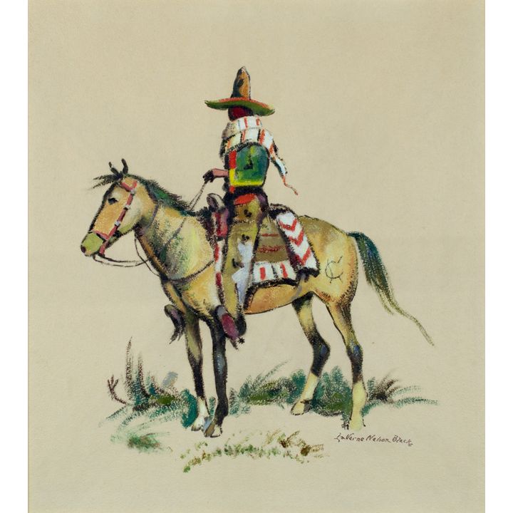 Laverne Nelson Black (1887-1938), Taos Vaquero
