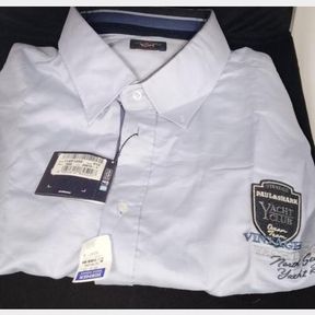 PAUL & SHARK SHIRT - LILAC/BLUE - 50-51525/1956