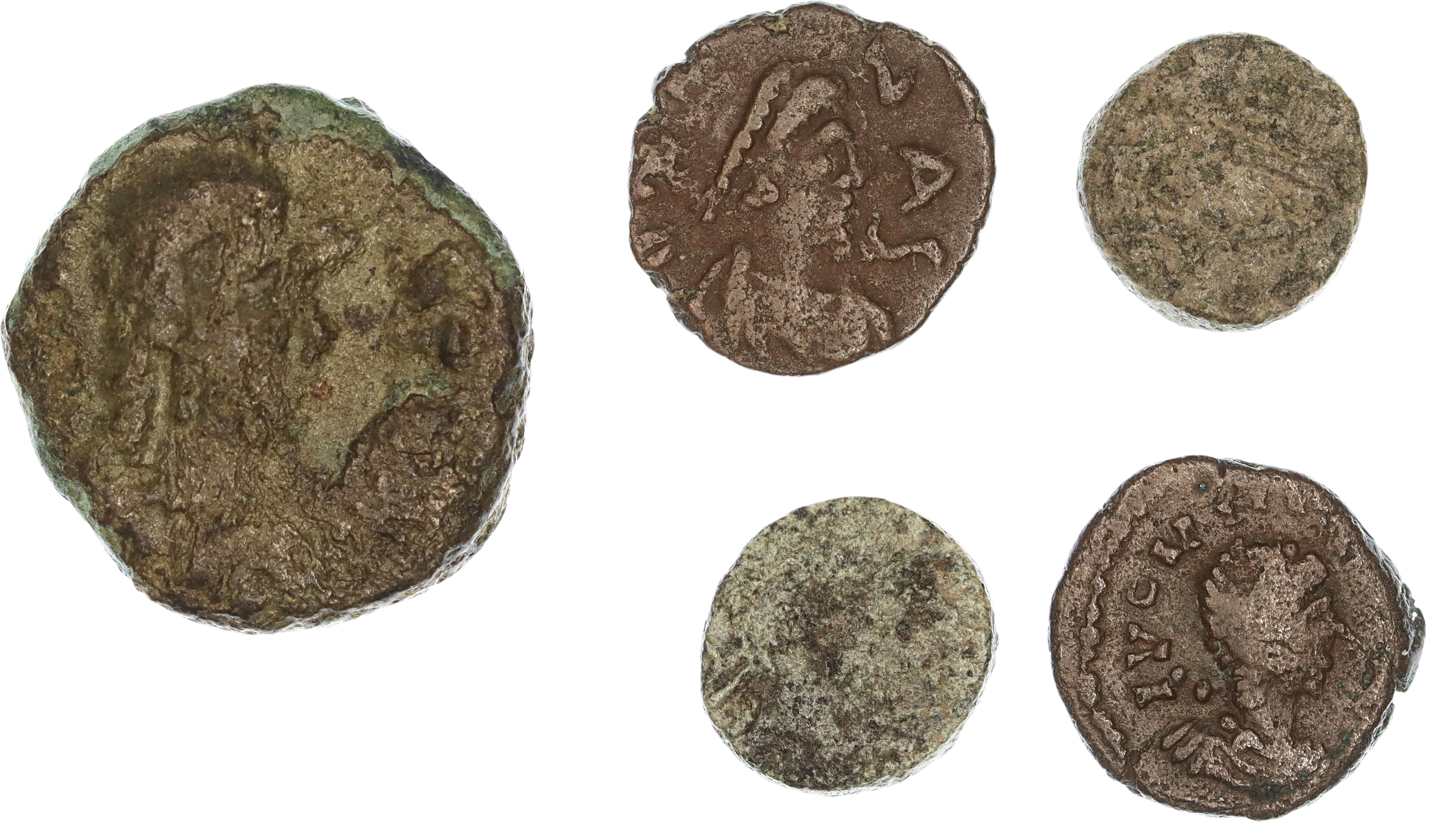 Ostrogroths, Vitiges to Baduila, Æ, 536-552 AD, Fair-F