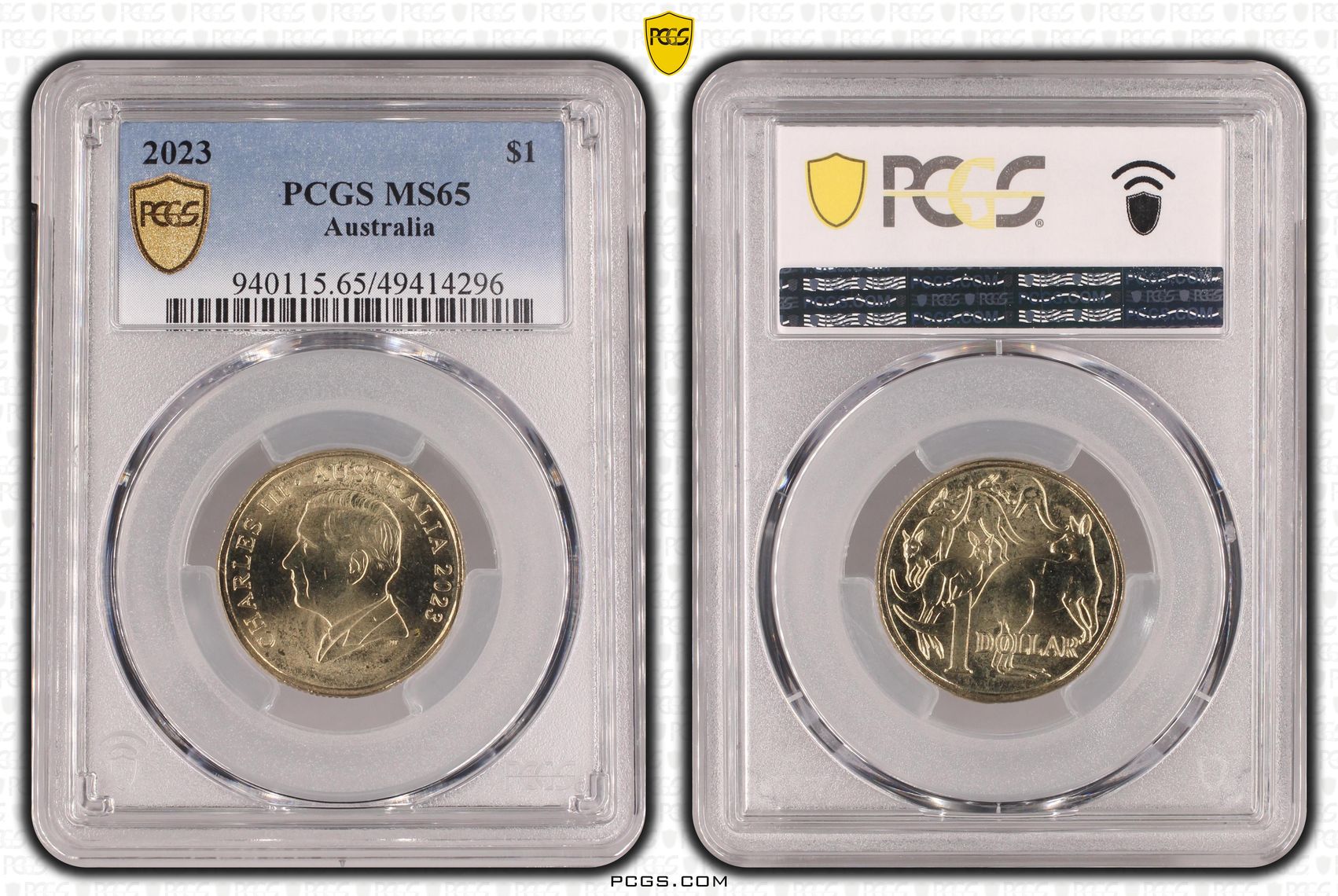 One Dollar, 2023, PCGS MS65