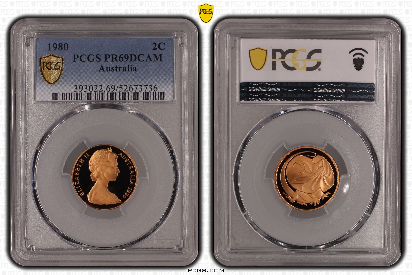 Two Cent, 1980, Pcgs Pr69dcam