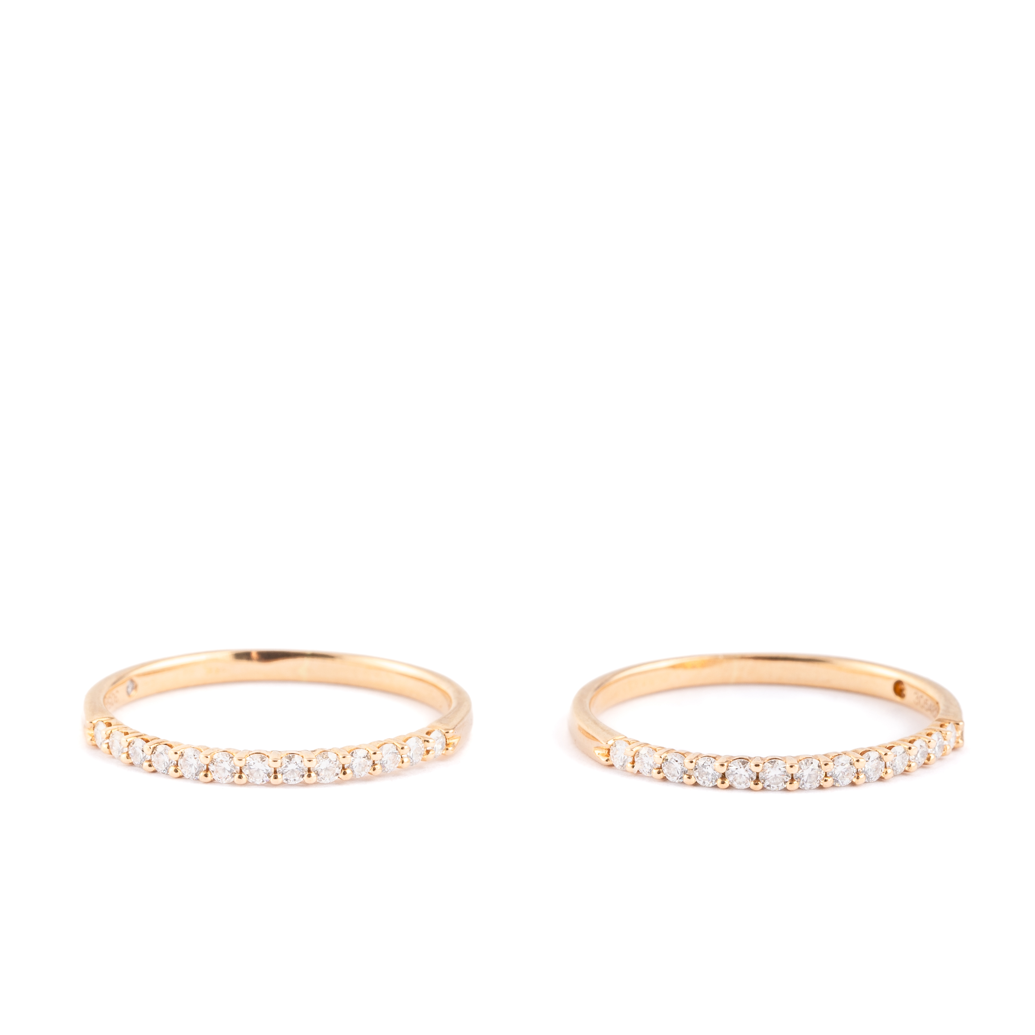 169 · Two Diamond Rings 18ct