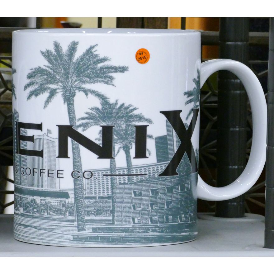 Starbucks Phoenix Large Porcelain Display Mug 10.5'' - Two of two