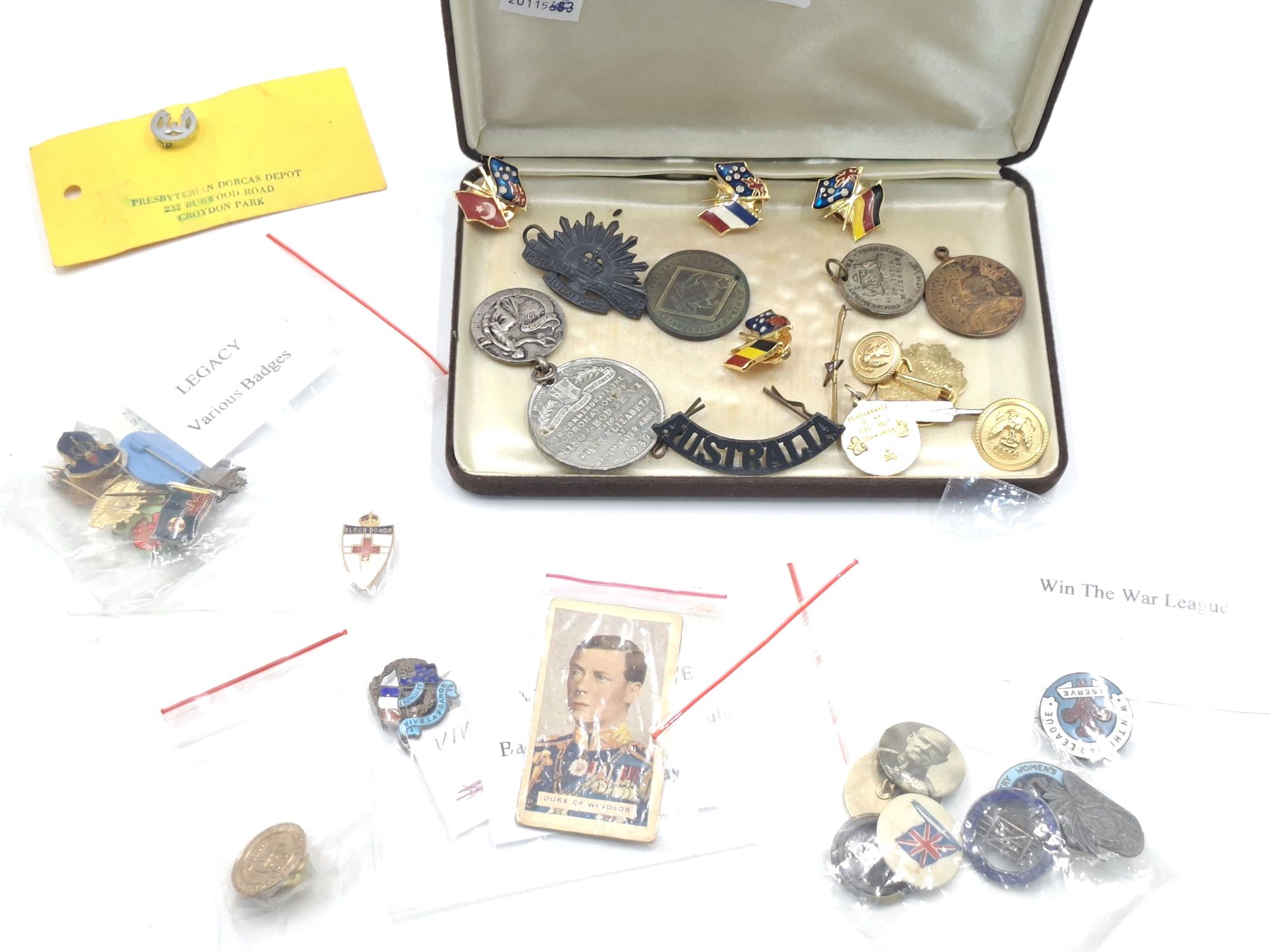 BADGES, PINS AND MEDALLIONS