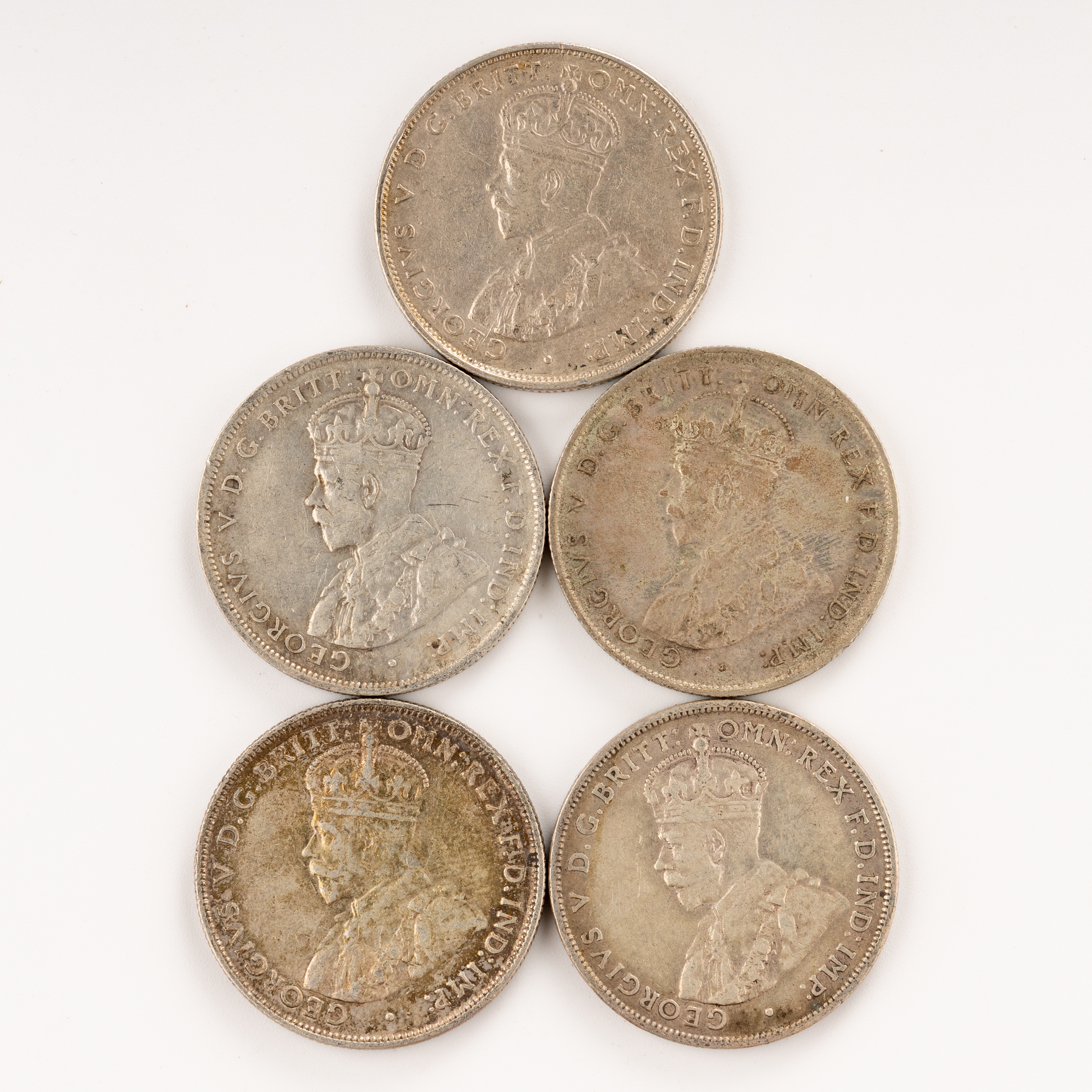 George V, Florin, 1924 - 1934, aF - VF