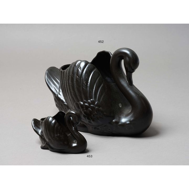 Crown Lynn Potteries - Large Black Swan