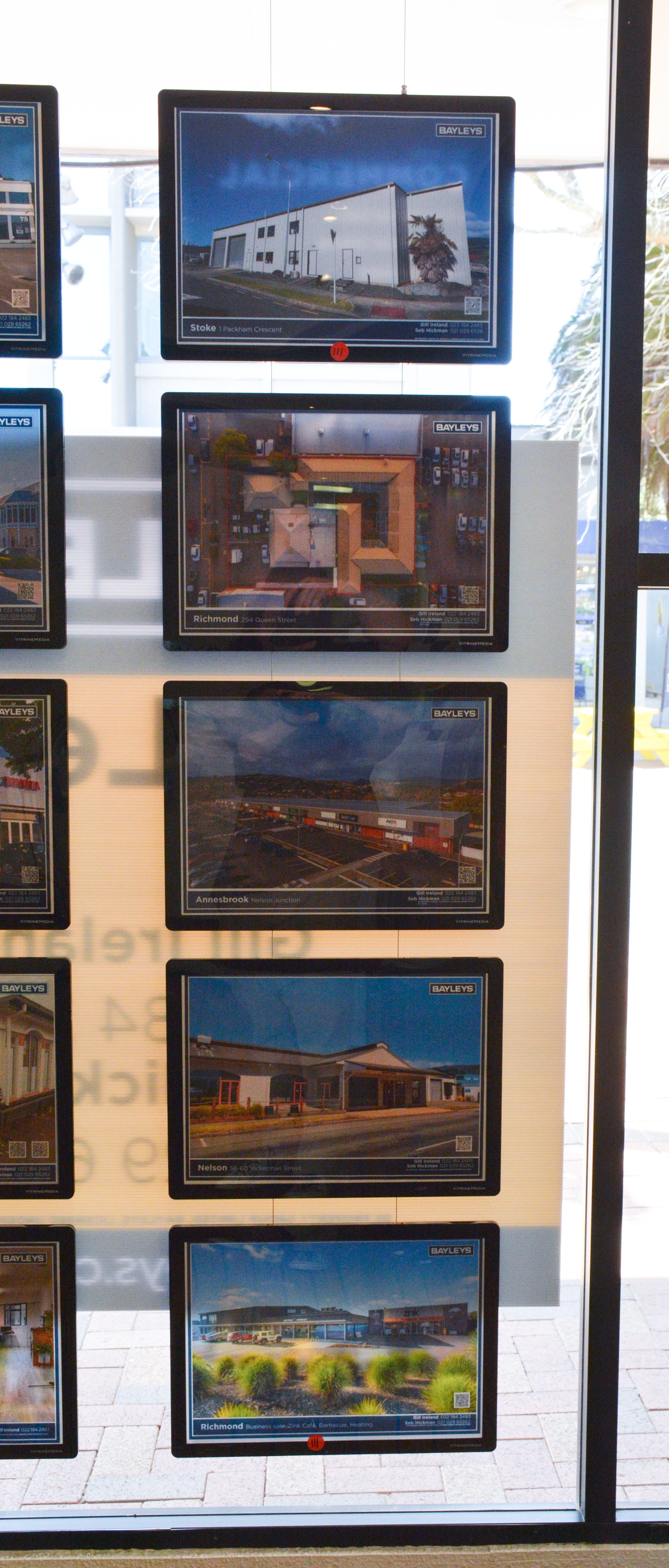 Double Sided Backlit Display Panles — sold at auction in New Zealand for $20