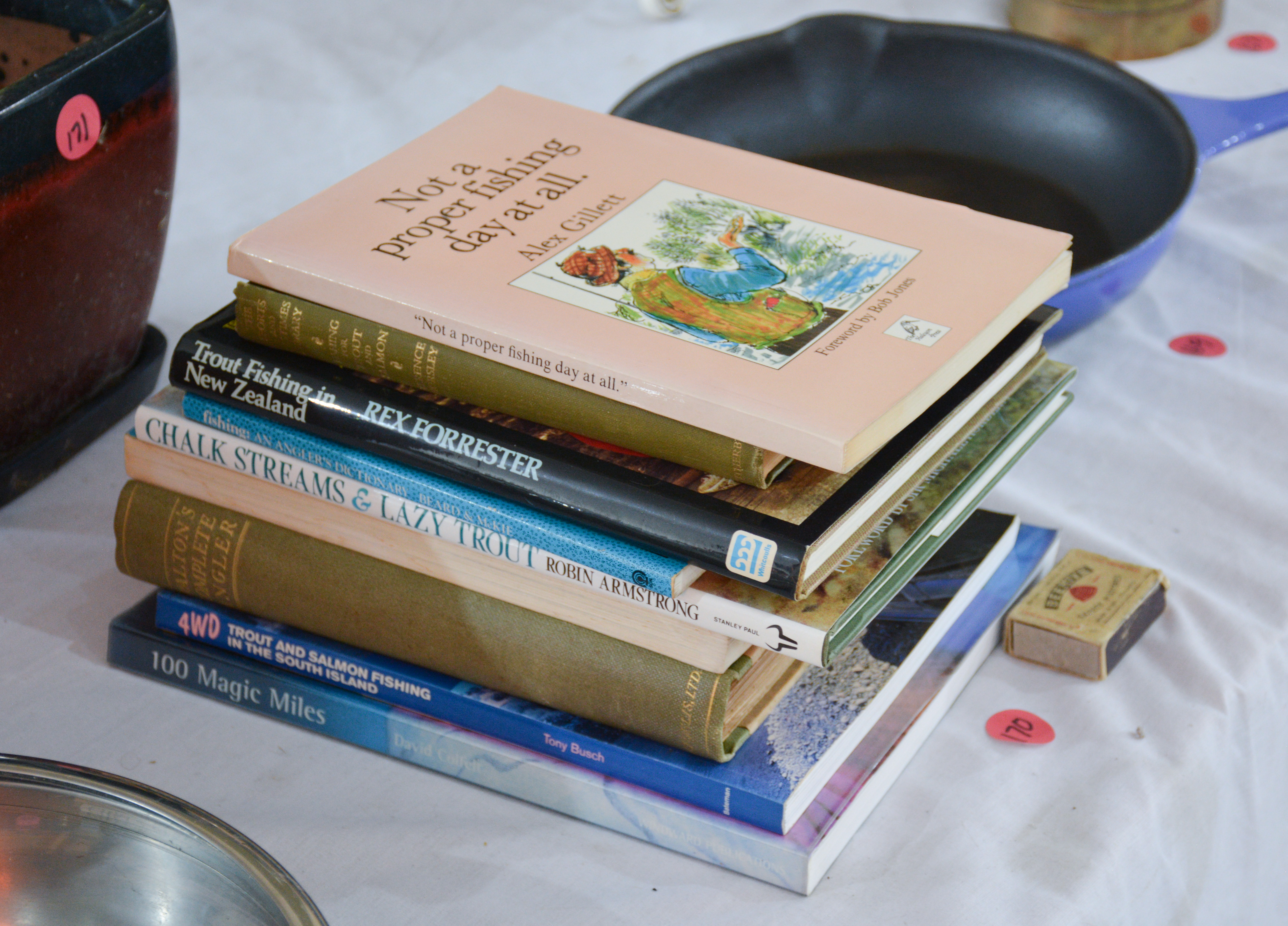 Collection of Trout/Fishing Books — NZ auction result