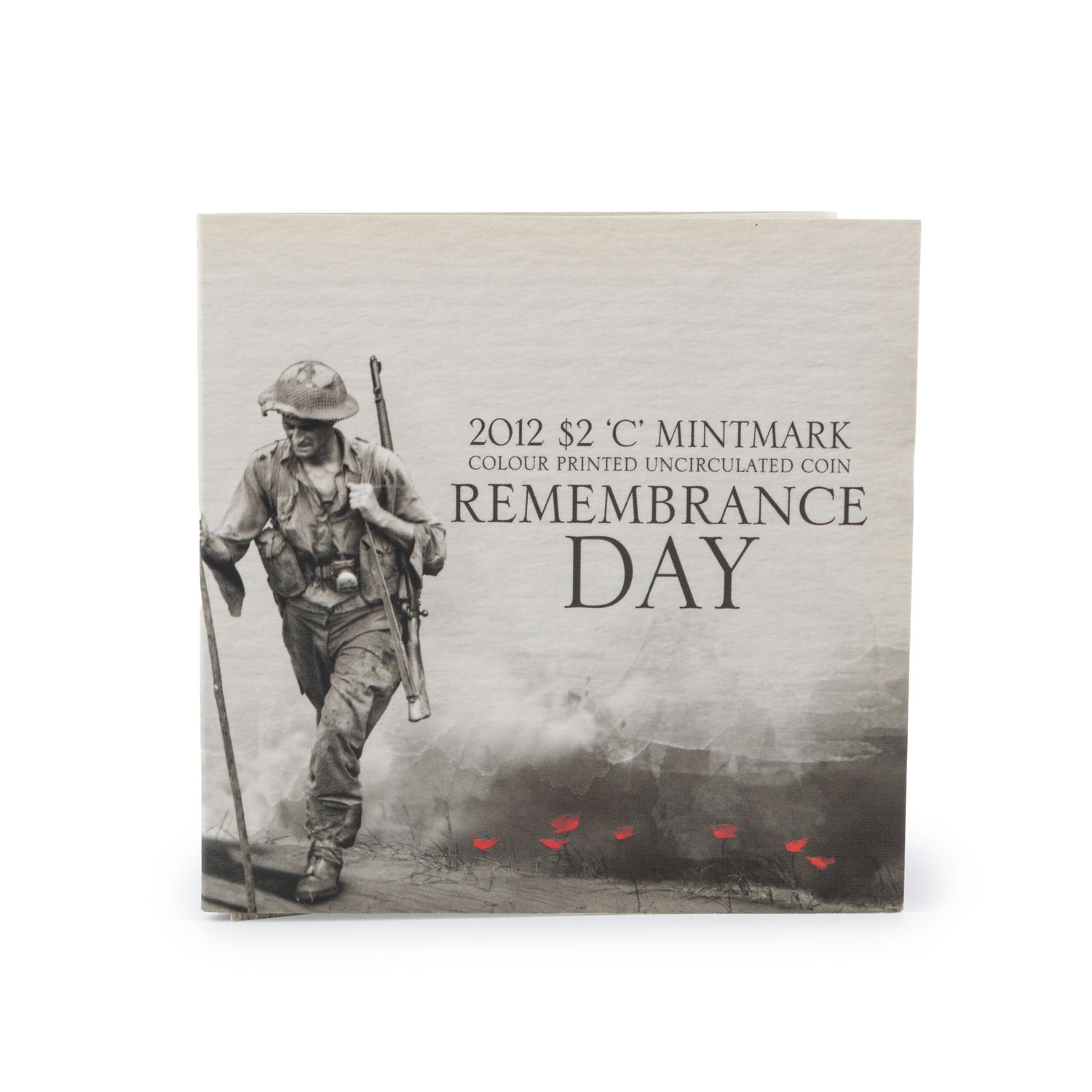 Remembrance Day Trifold, Two Dollars, 2012-C, UNC