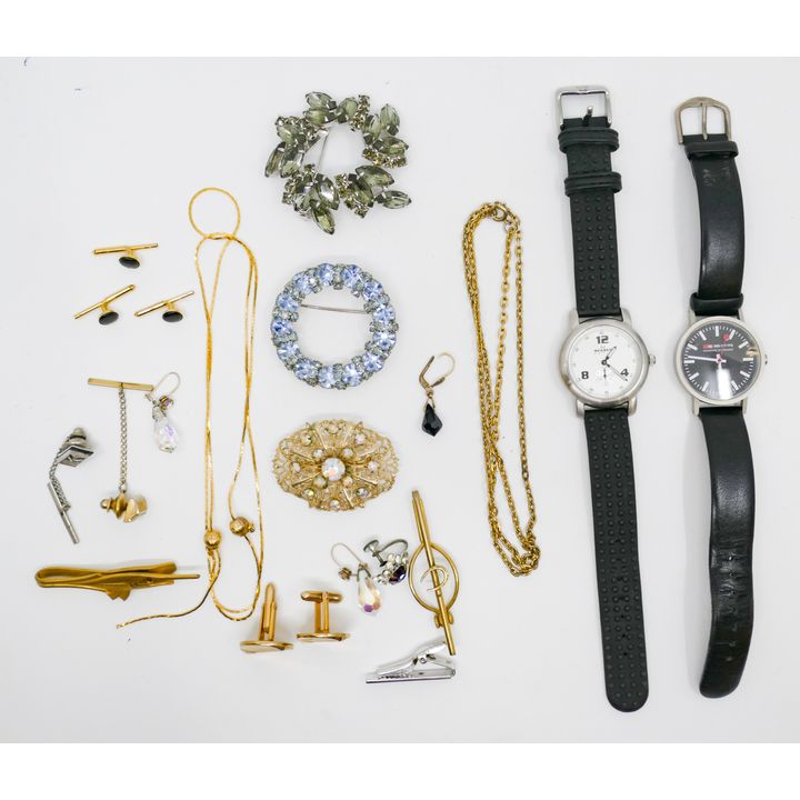 Box Costume Jewelry and Watches