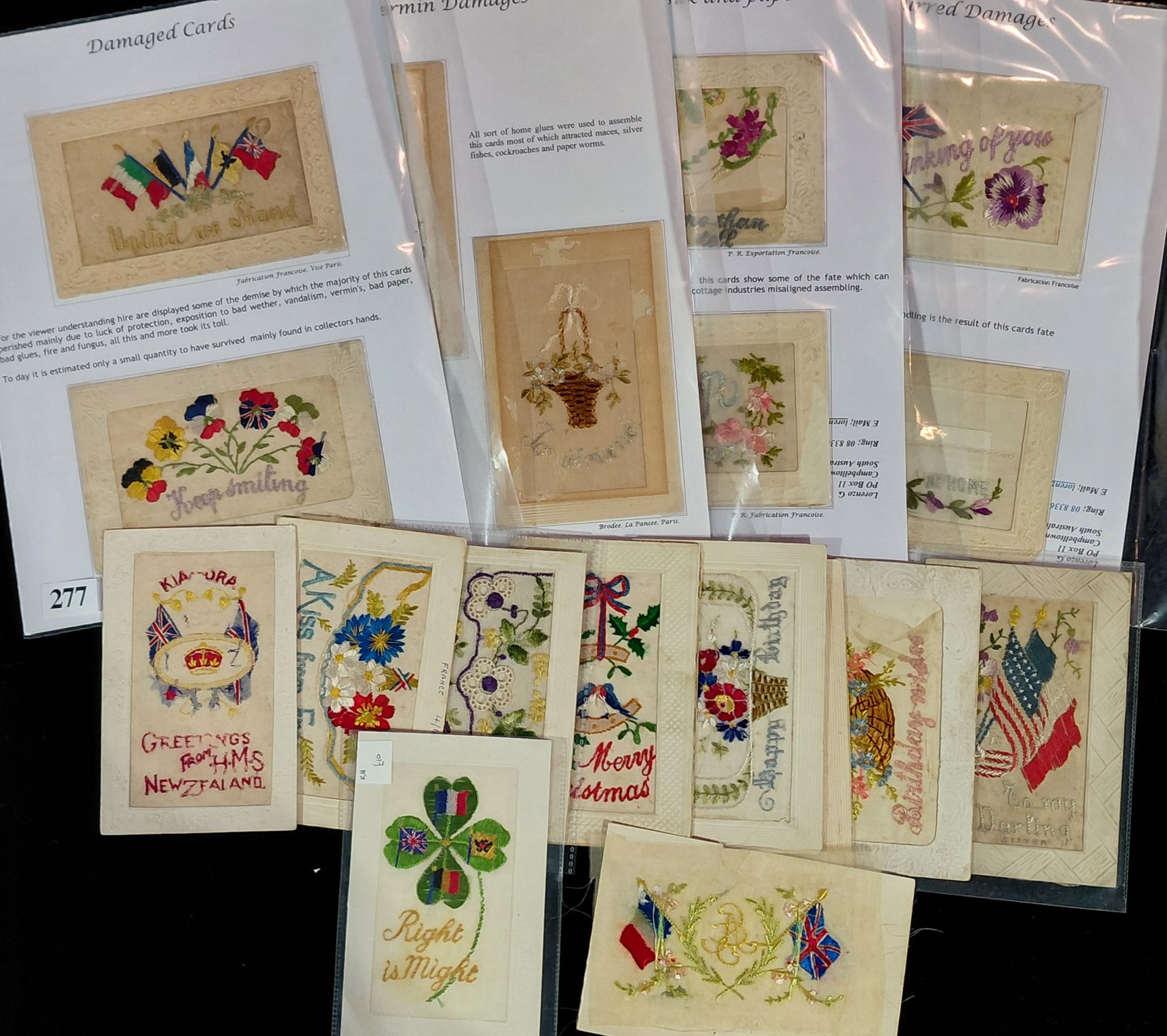 Silk Postcards - Mixed