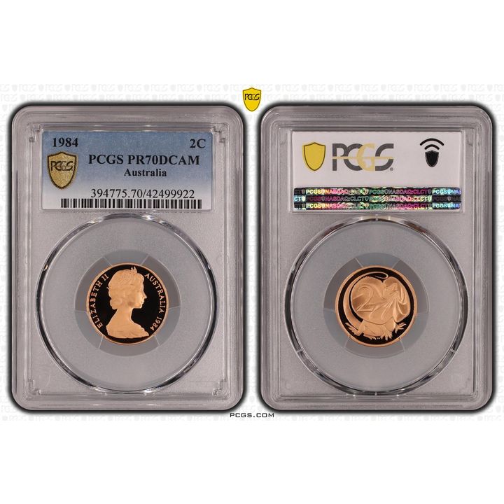 Elizabeth II, Two Cent, PR70DCAM , 1984 PCGS POP - 22/0