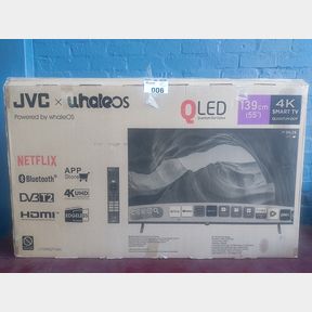 JVC 55 NQ7145 4K UHD QLED SMART TV - BLACK