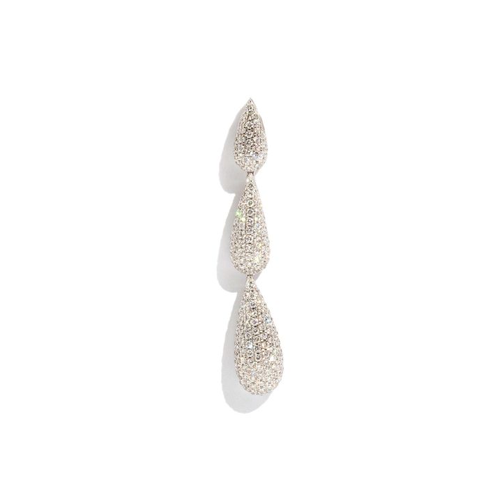 1.11 Carat Diamond Pendant in 18 Carat White Gold