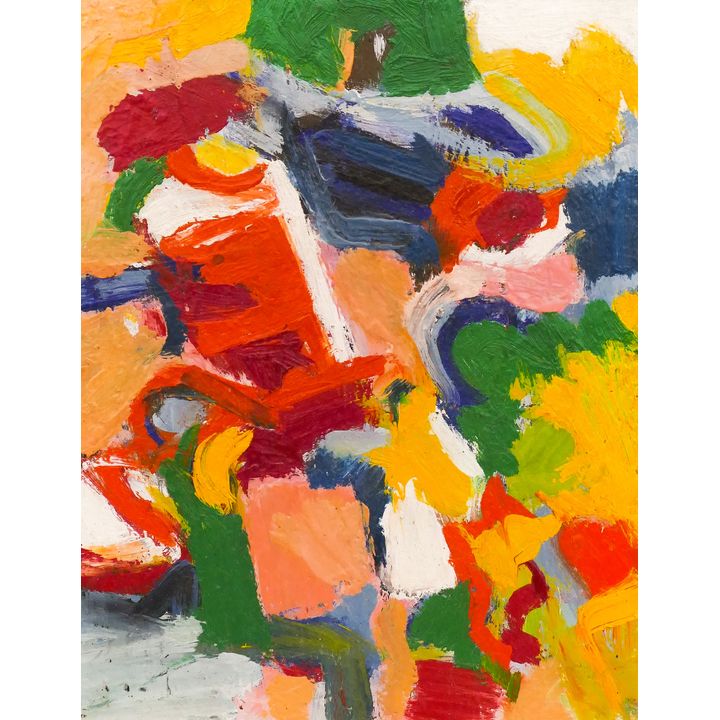 Frank Okada ''Untitled'' Oil on Canvas