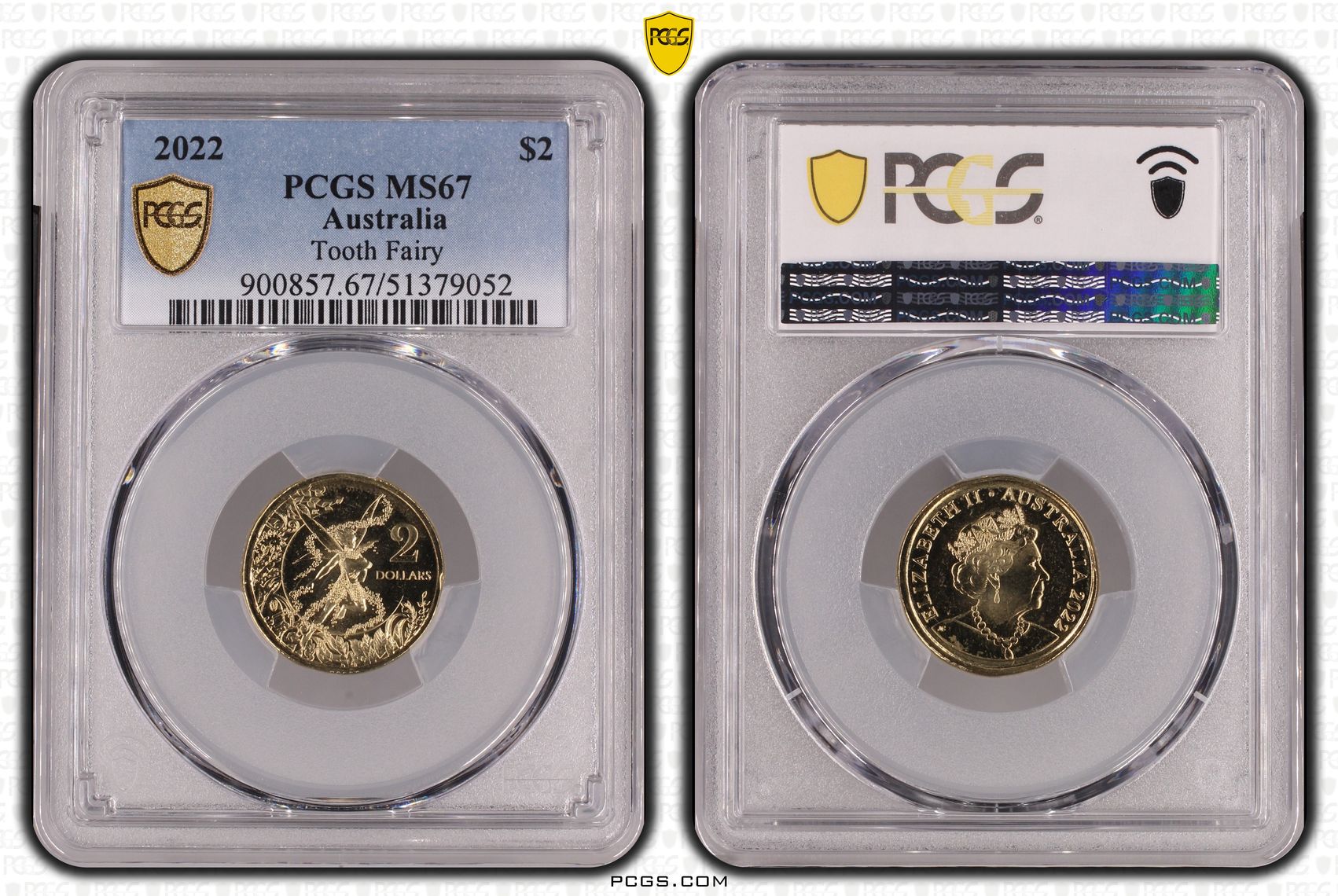 Tooth Fairy, Two Dollar, 2022, PCGS MS67