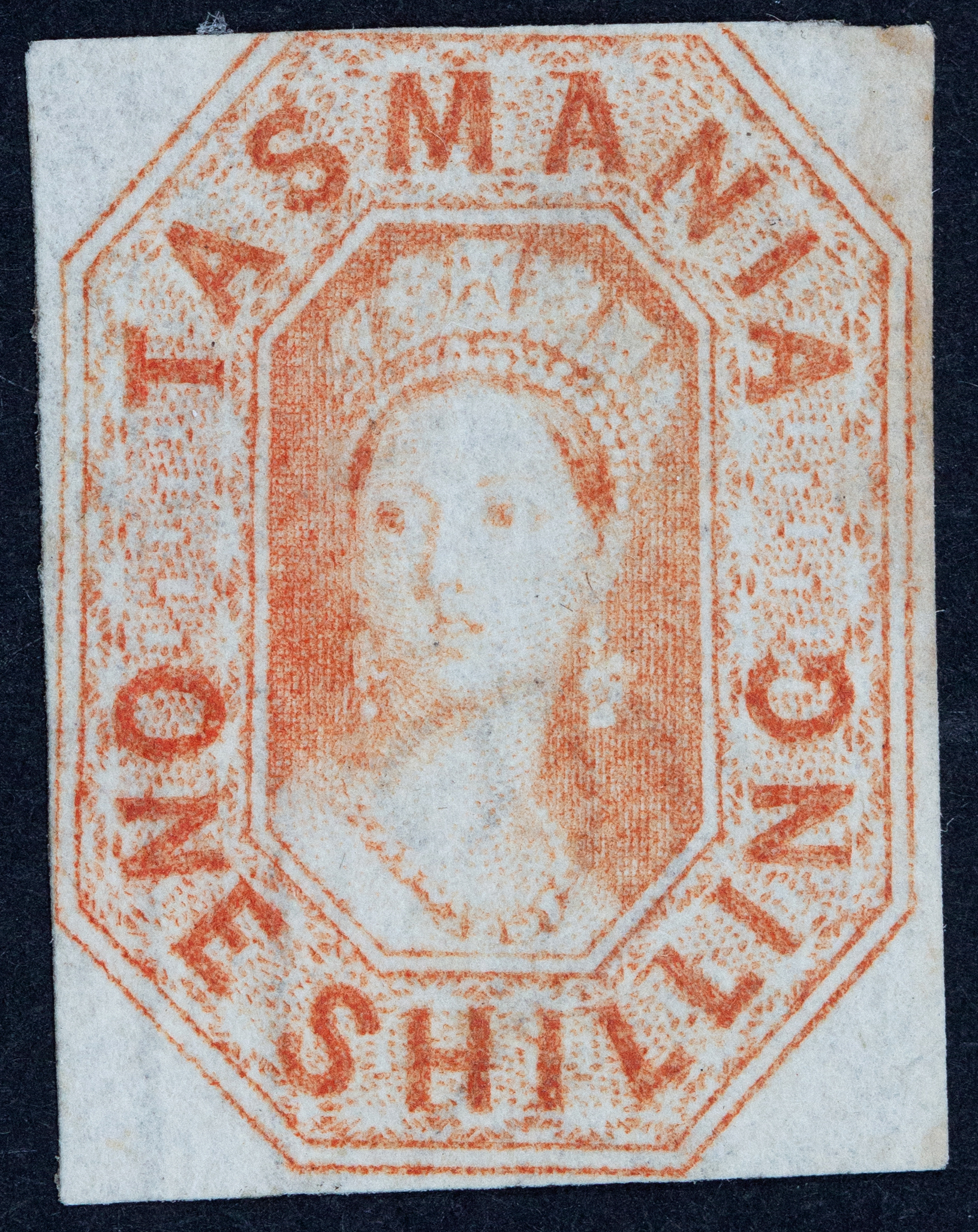Tasmania, Chalon, 1858, MH