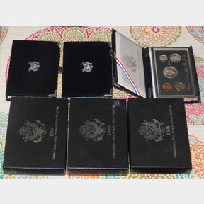 United States Mint Premier Silver proof Set 1994; 1996; 1998