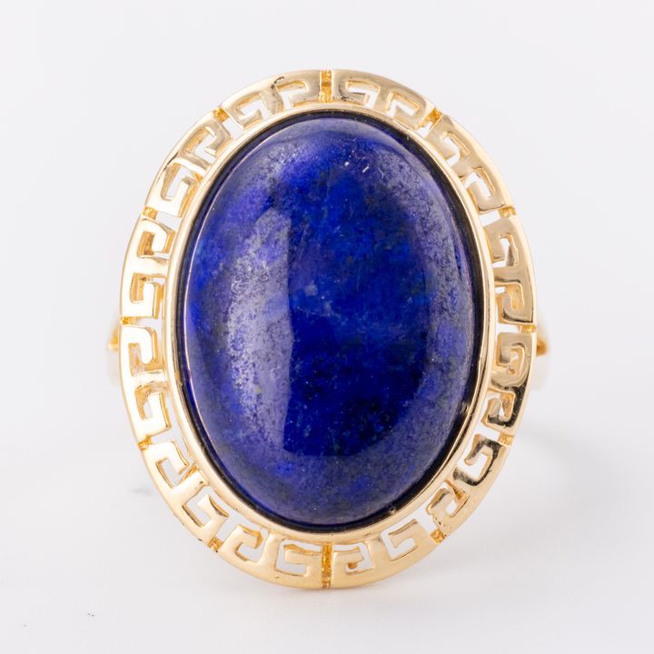 Blue stone Ring 14ct