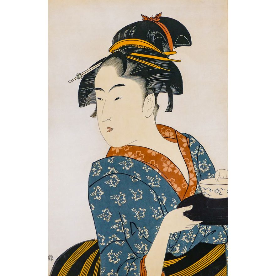 Kitagawa Utamaro ''Naniwaya Okita'' Japanese Woodblock Print