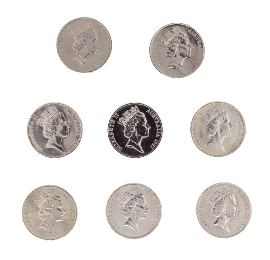 Elizabeth II, Ten Dollars, 1985 - 1993, FDC