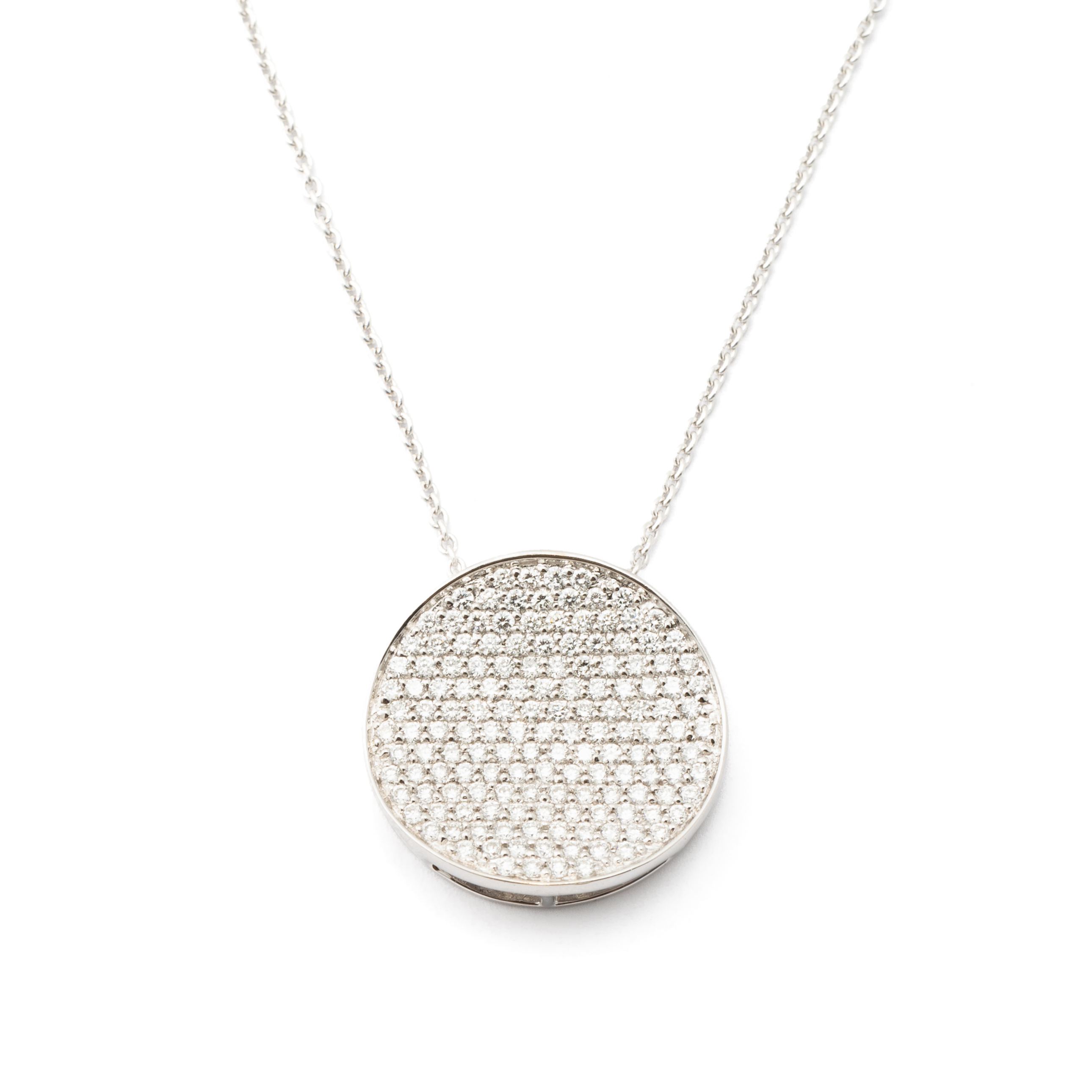 269 · 0.80 Carat Diamond Slider Pendant & Chain 18ct Gold