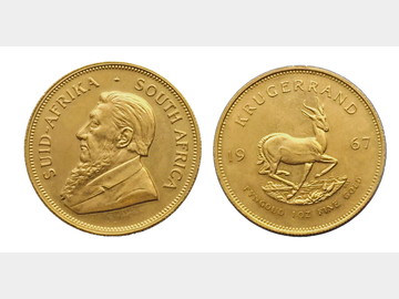 1967 South African Gold 1oz Krugerrand (1st Year issue Rare)