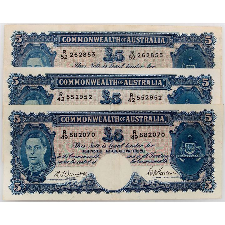 Armitage/McFarlane, Five Pounds, 1941, aVF - EF
