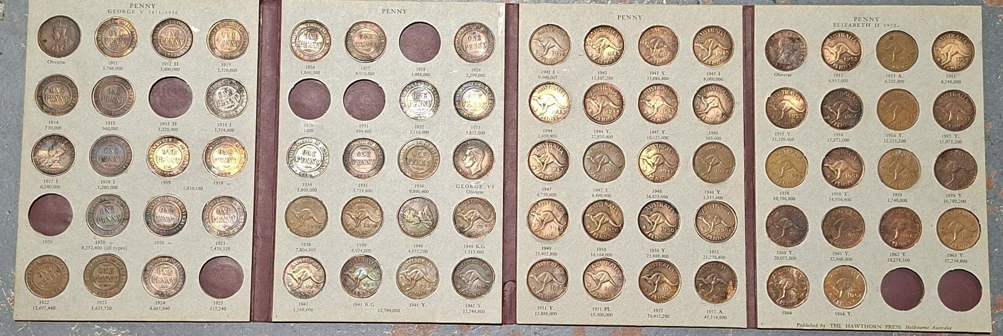 AUSTRALIAN PENNY COLLECTION