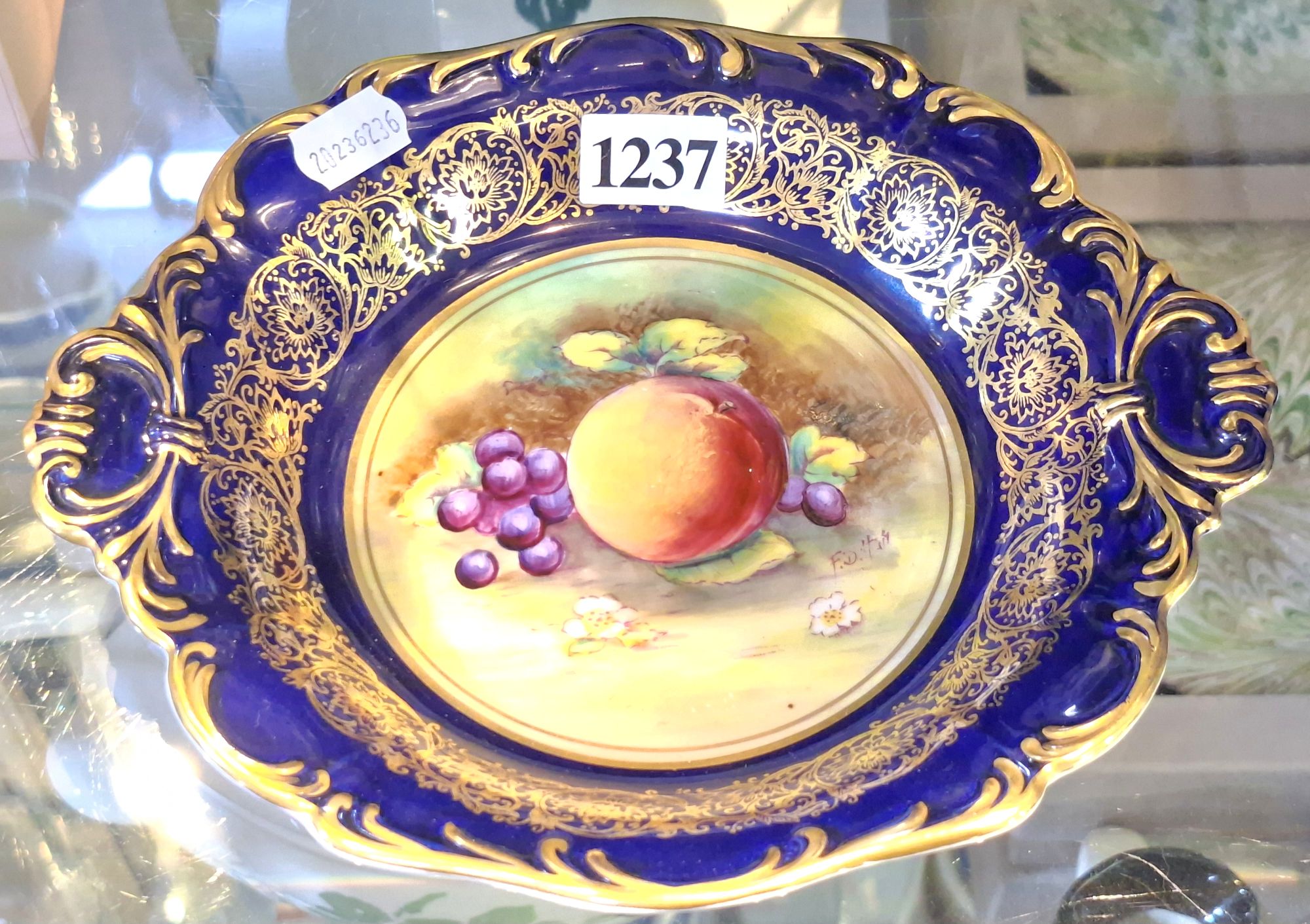 1237 · PARAGON HANDPAINTED DISH