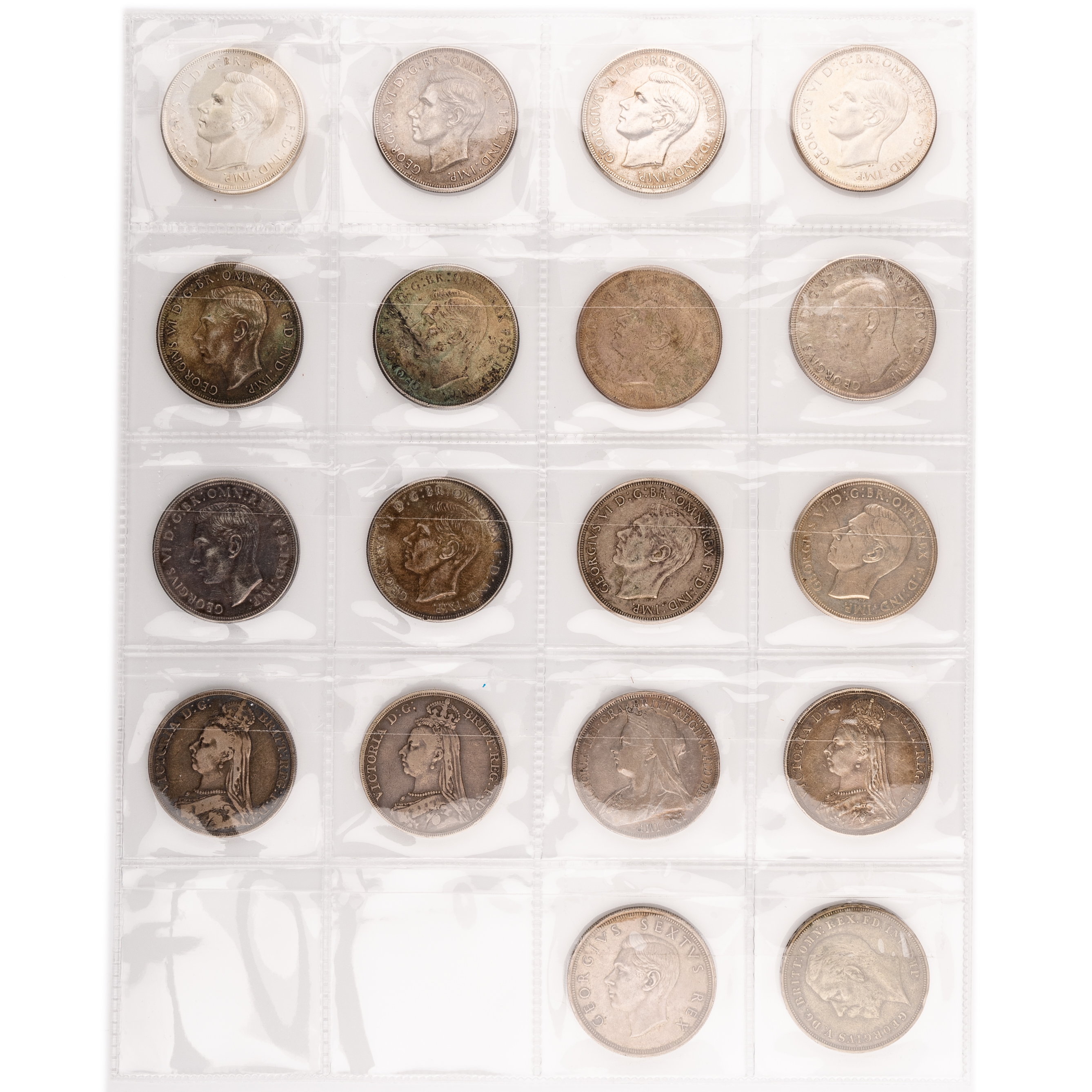 George VI, Crown, 1937 - 1938, VF - UNC