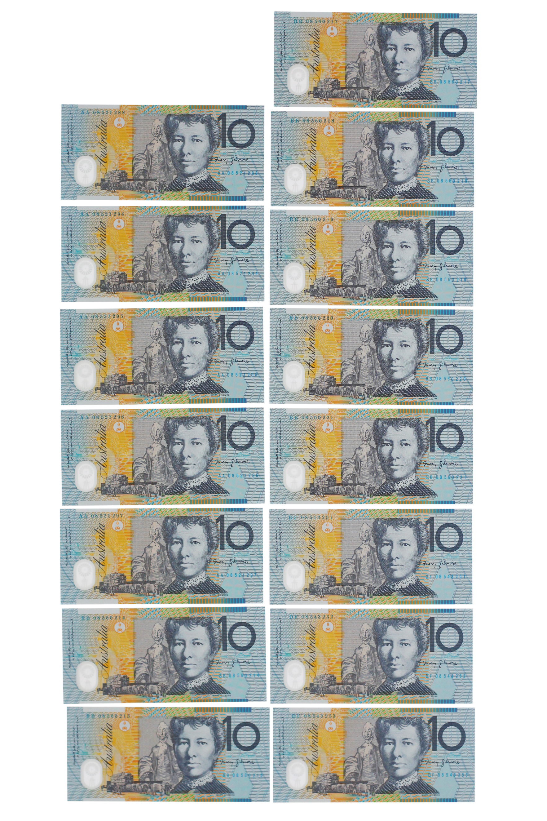 2230. · Accumulation, Ten Dollars, 2008, UNC