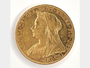 1898 VICTORIA OLD HEAD LONDON MINT GOLD SOVEREIGN