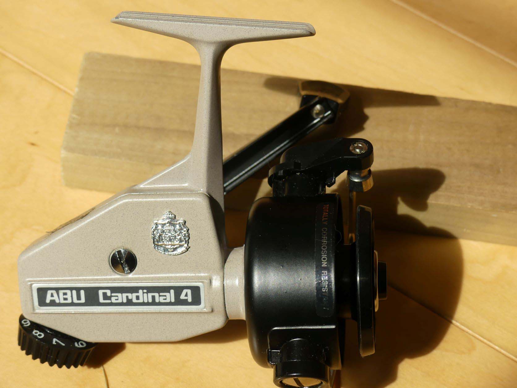 ABU Cardinal 4 spinning reel with box and extras