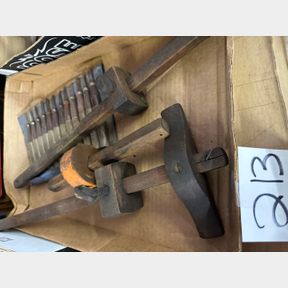 Antique Tenon/ mortis scribe, wood carving set