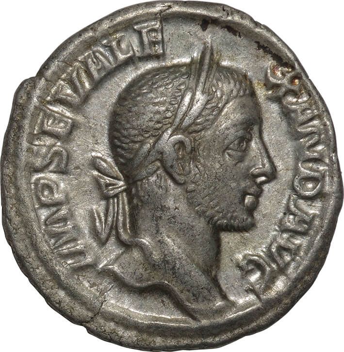 レア☆高鑑定!】ローマ帝国 セウェルス アレクサンデル帝 AD222-235
