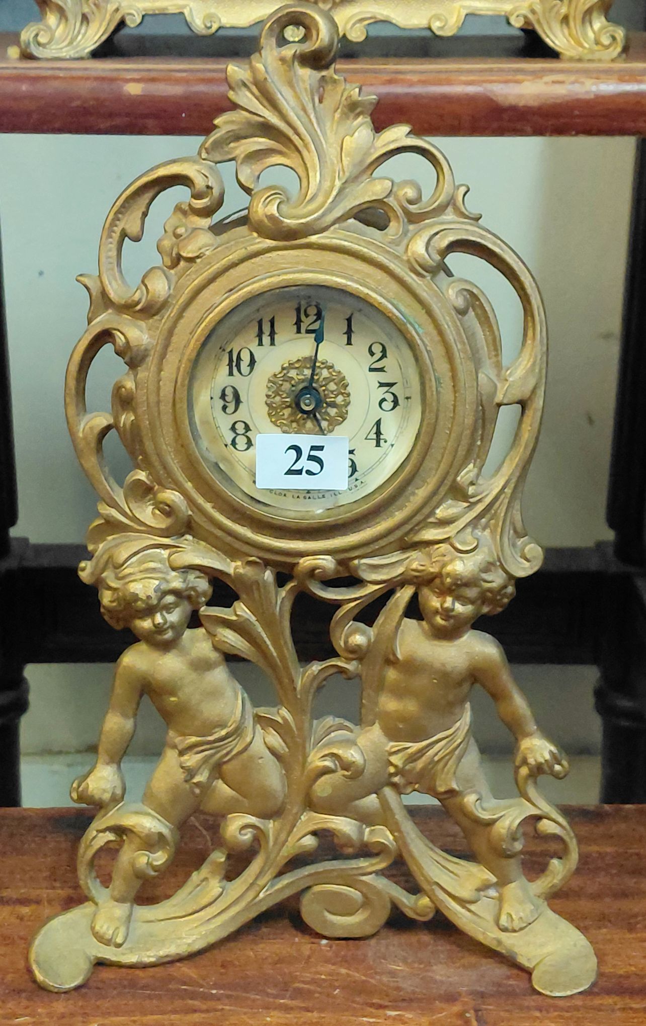 25 · WESTCLOX MANTLE CLOCK