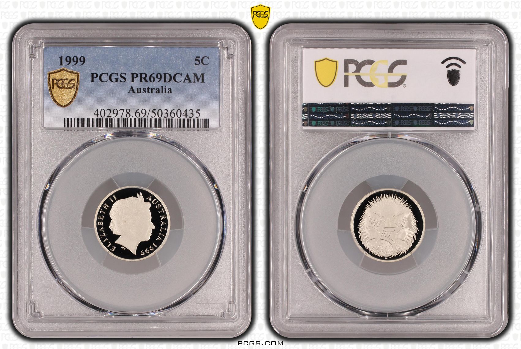 Five Cent, 1999, PCGS PR69DCAM