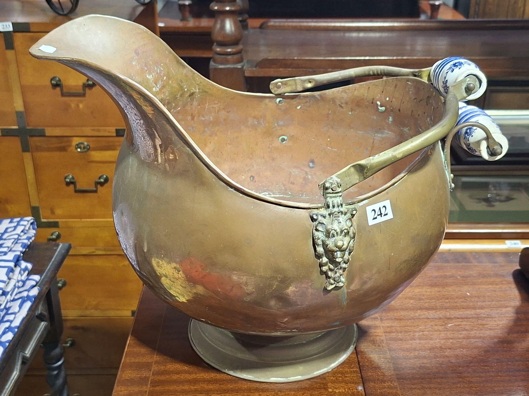 Vintage Brass Bucket