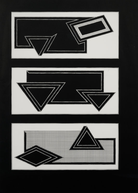 Frank Stella
(American, b. 1936)
Black Stack, 1970