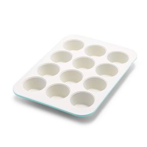 12 CUP HEALTHY CERAMIC NONSTICK MUFFIN PAN