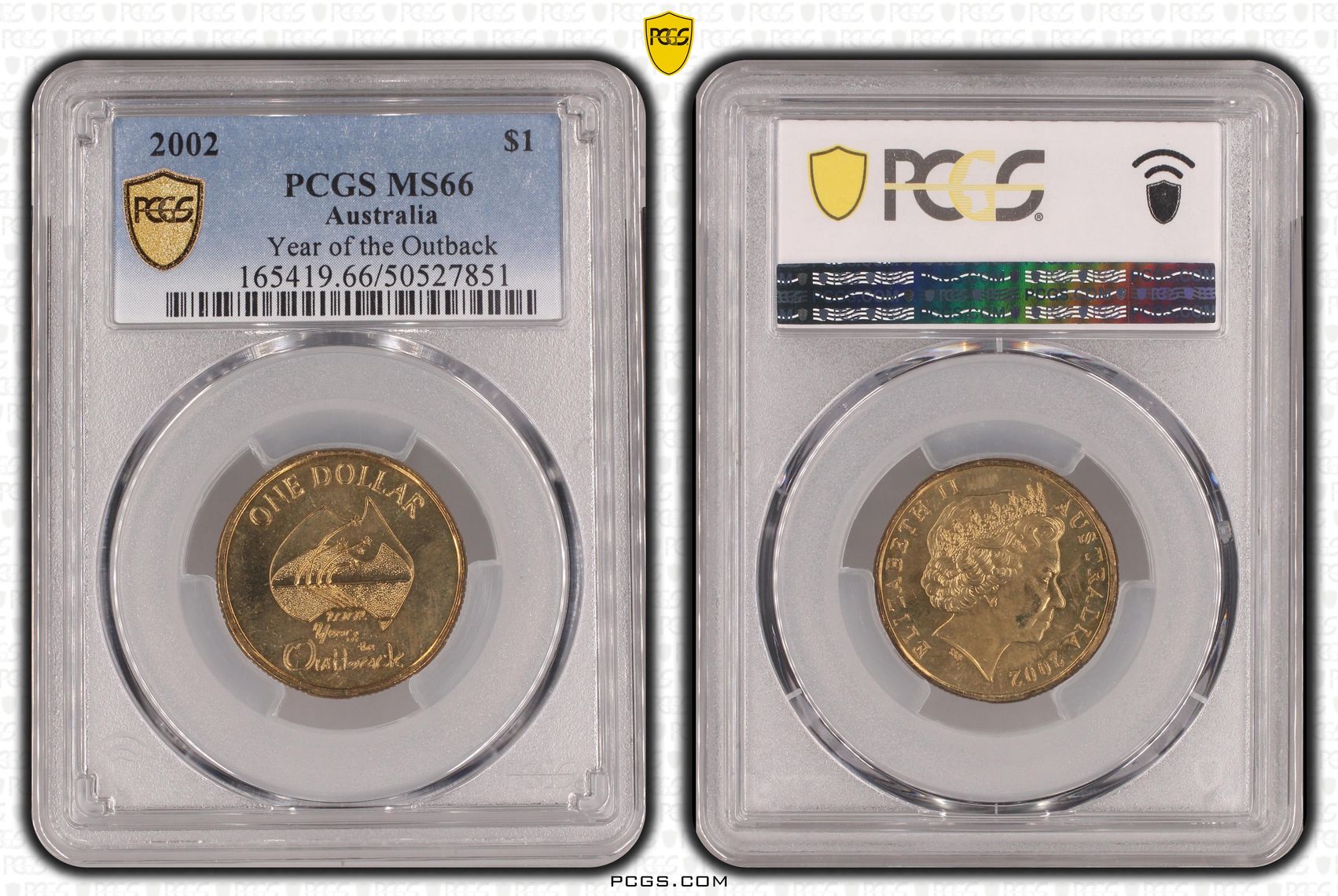 Year of the Outback, One Dollar, 2002, PCGS MS66