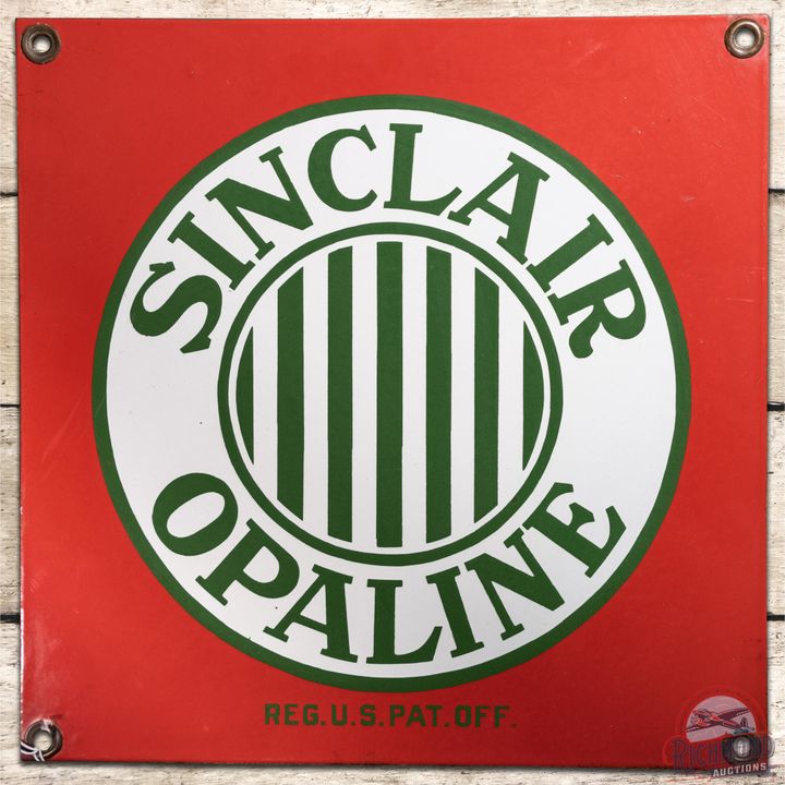 12" Sinclair Opaline SSP Lubester Sign - 9